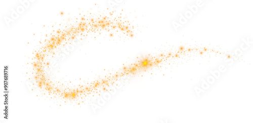 Wallpaper Mural Magic dust trail with star shaped sparkles Torontodigital.ca