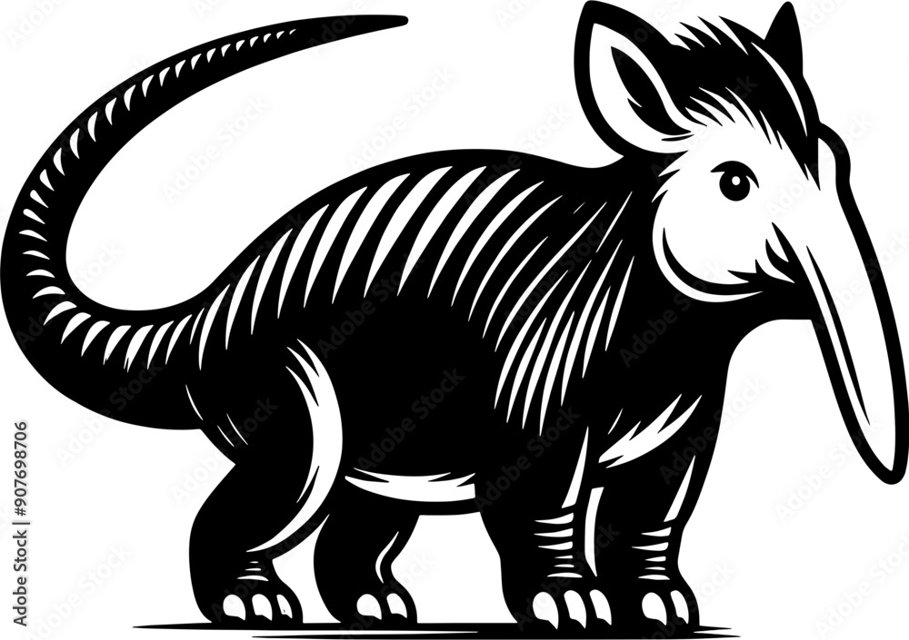 Obraz premium Procoptodon icon 9