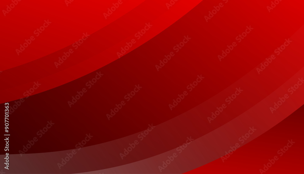 Obraz premium Abstract red wavy background. Vector illustration