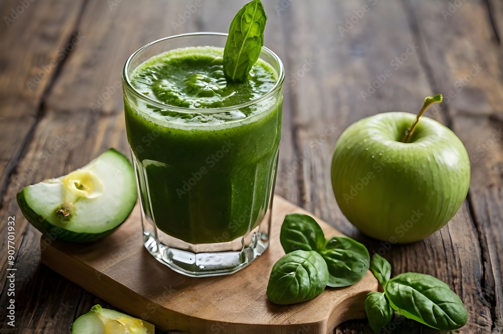 green apple juice green apple juice