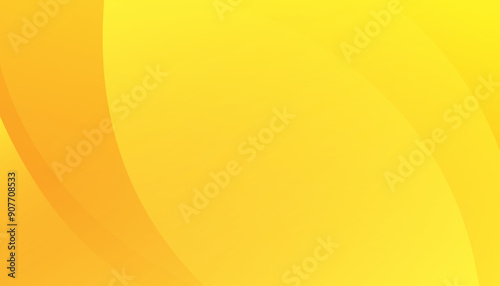 Abstract yellow background with waves. Vector illustration