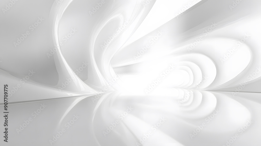 White 3D simple abstract geometric background White 3D simple abstract geometric background