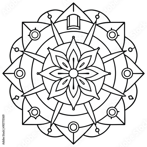 Teaching Mandalas vector, Crafting Visual Aids that Inspire and Educate 