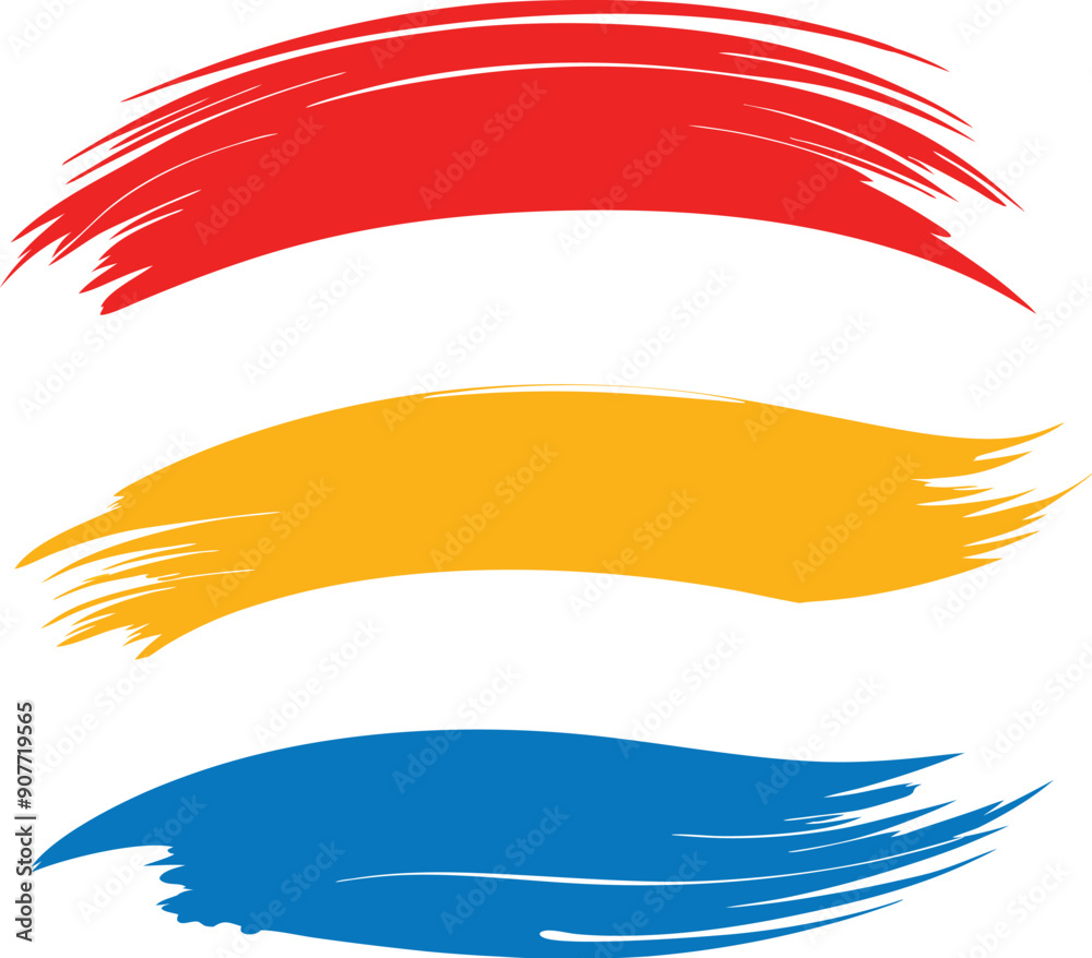 Obraz premium Color Brush PNG Transparent Images