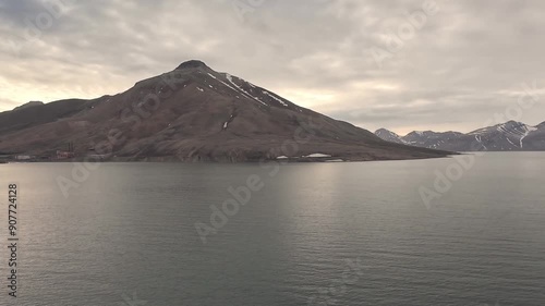 Enchanting Midnight Sun Over Billefjorden, Svalbard Mesmerizing Arctic Landscapes Bathed in Eternal Daylight