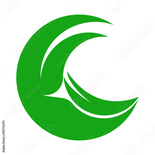 go green icon illustration vector