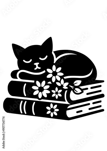 Book reading SVG, Fantasy Book SVG, Love Reading SVG, Book Lover SVG, Stack of books SVG, Book Design, Book Silhouette, Clipart, Cut file for Cricut SVG, JPG, PNG