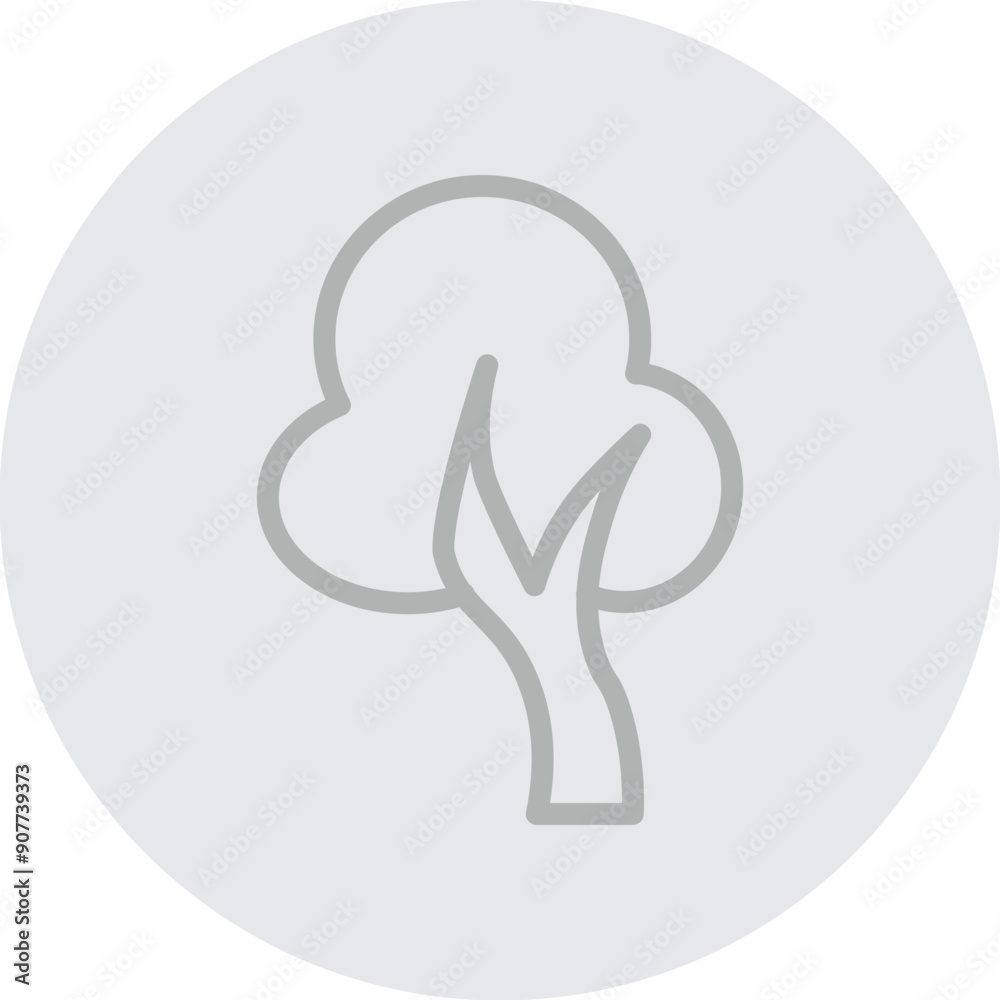 tree Vector Line Grey Circle Grey tree Vector Line Grey Circle Grey