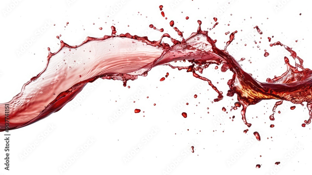 Delicious red wine concept splashing out Delicious red wine concept splashing out