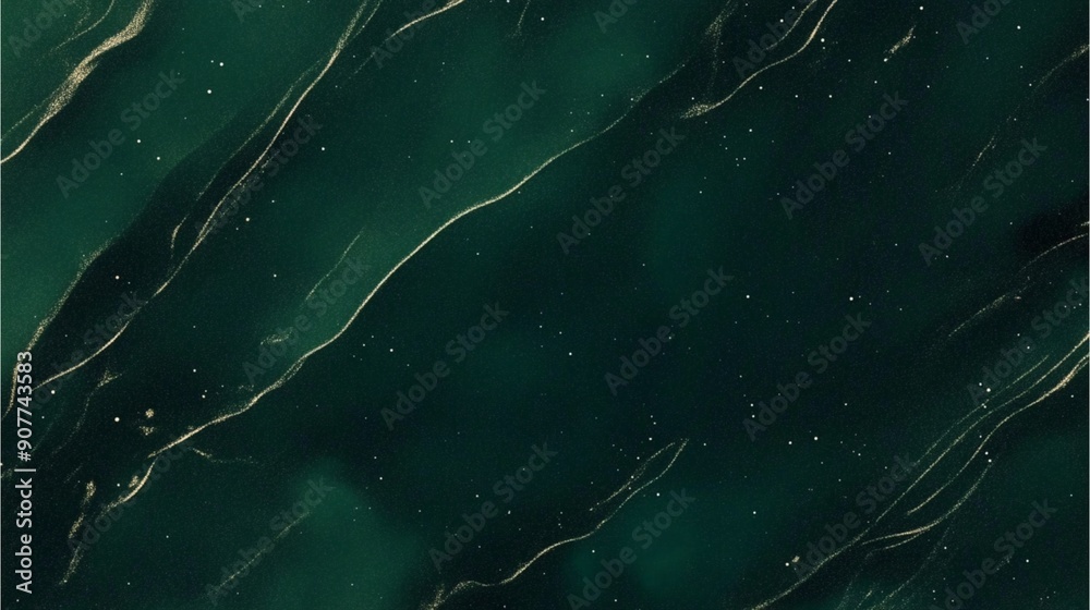 soft lines gold and green marble texture