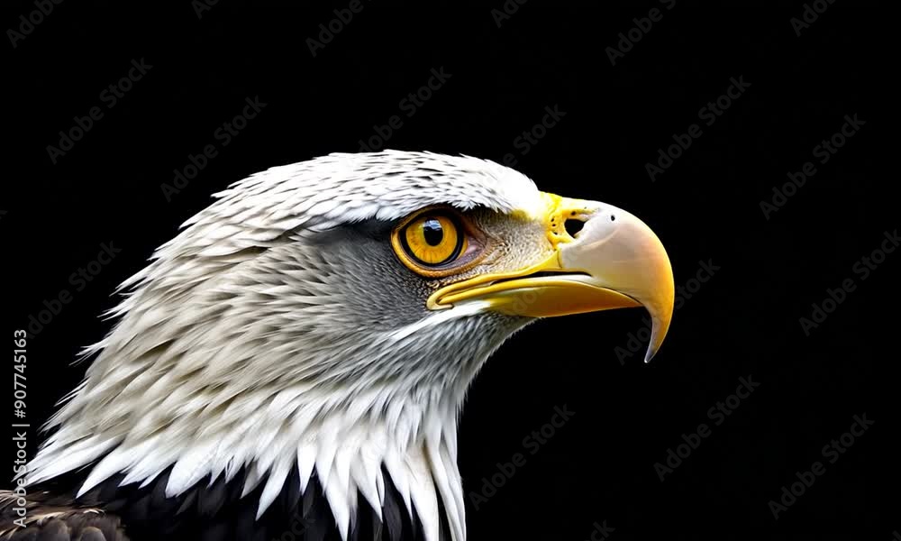 Close-up Portrait of a Bald Eagle Close-up Portrait of a Bald Eagle