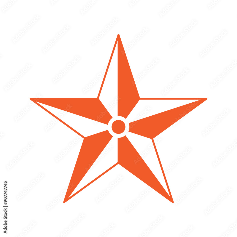 Star icon vector symbol illustration. Star icon vector symbol illustration.