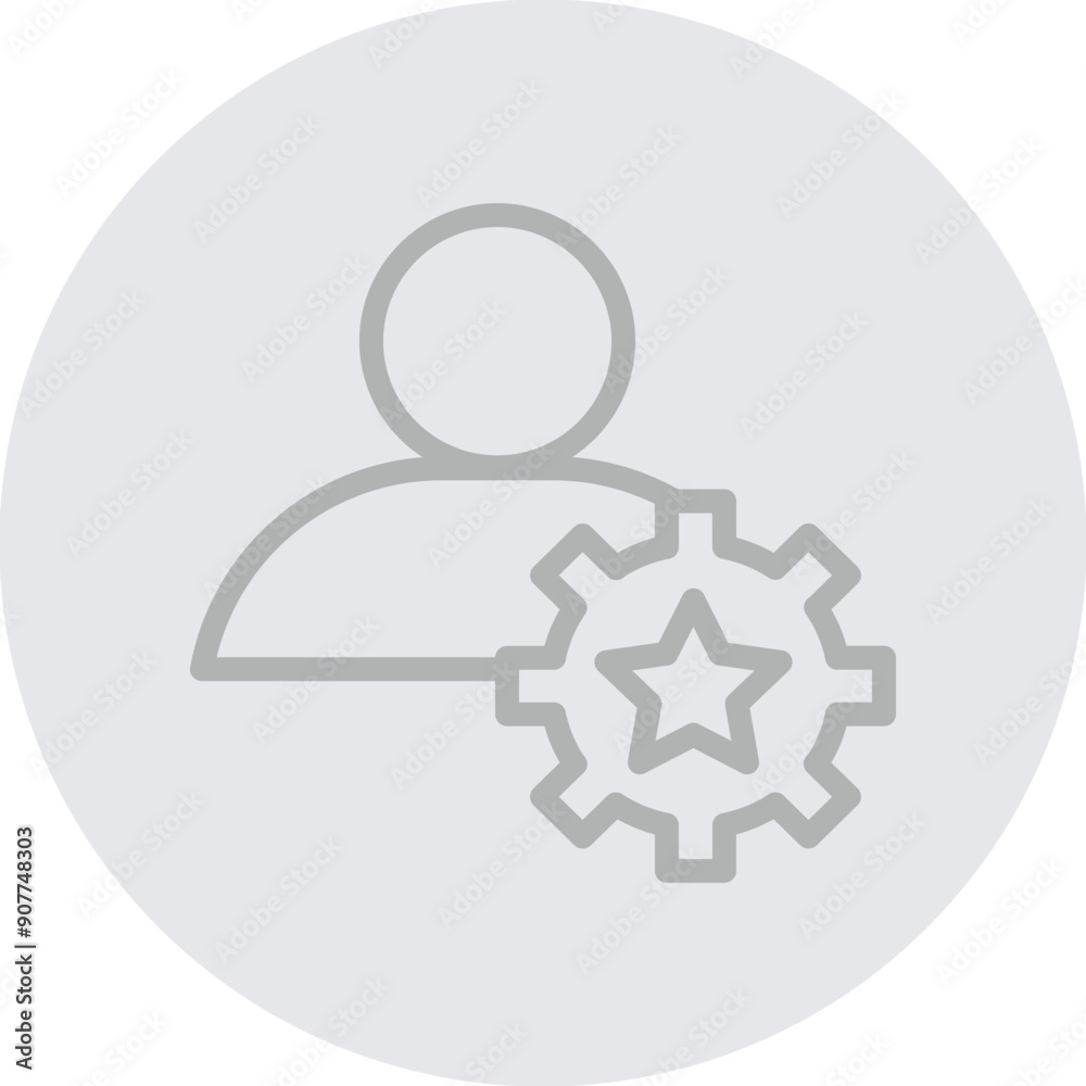 Talent Development Vector Line Grey Circle Grey Talent Development Vector Line Grey Circle Grey