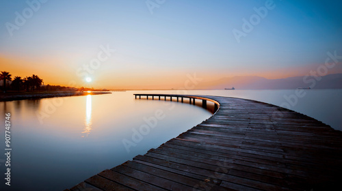 Sekapark, Izmit, Kocaeli. Beautiful natural park on seacoast. Sunset sea view in Turkey.