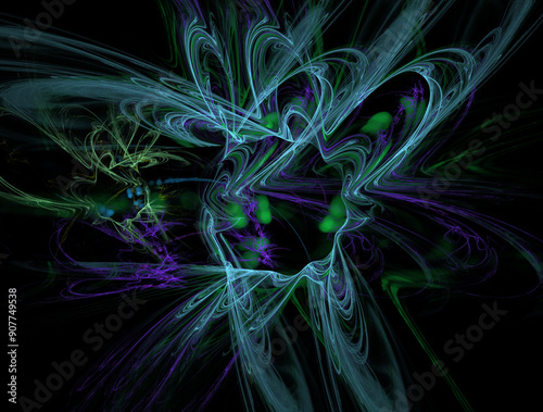 Imaginatory fractal abstract background Image