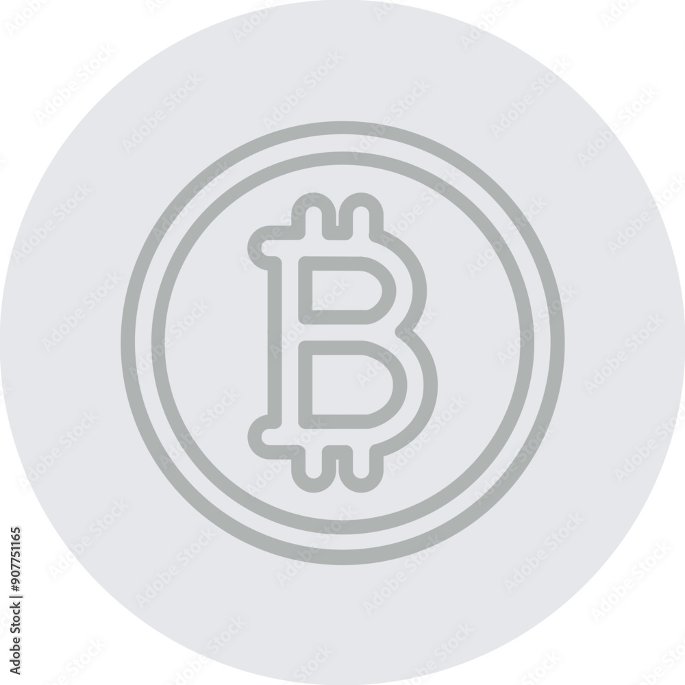 Cryptocurrency Trading Vector Line Grey Circle Grey Cryptocurrency Trading Vector Line Grey Circle Grey