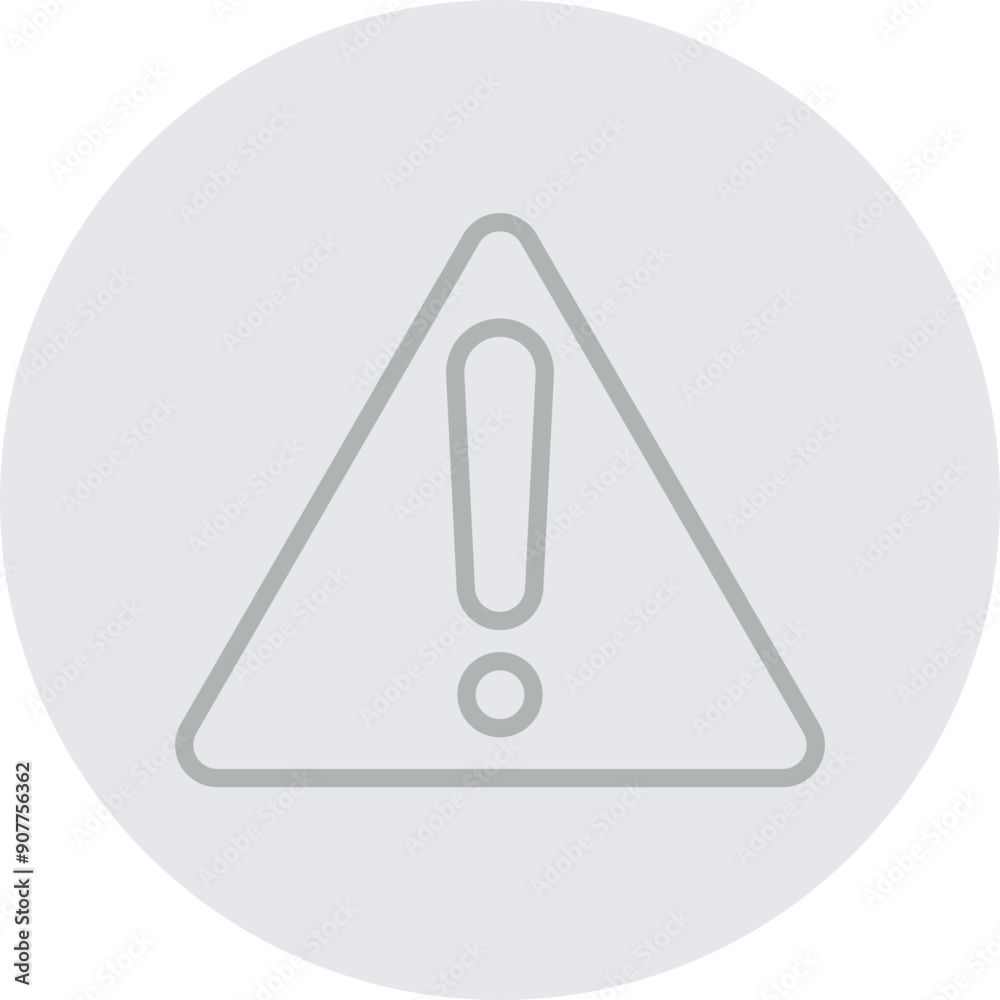 Error Vector Line Grey Circle Grey Error Vector Line Grey Circle Grey