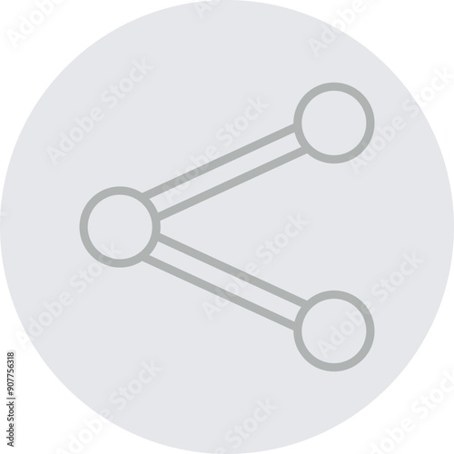 Share Vector Line Grey Circle Grey