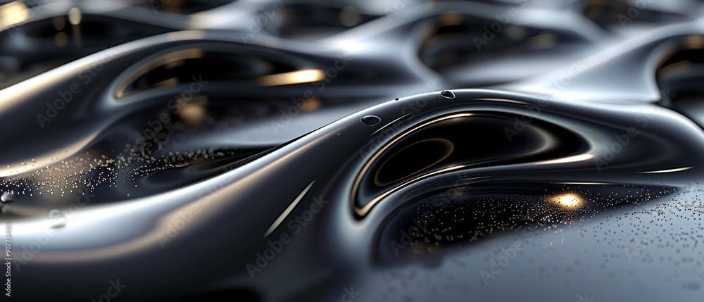 Fractal Designs, Surface Tension and Self-Organizing Liquids, Digital Art, Di Fractal Designs, Surface Tension and Self-Organizing Liquids, Digital Art, Di