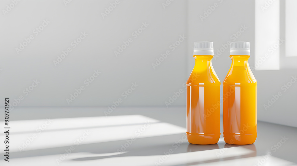 bottle of orange juice bottle of orange juice