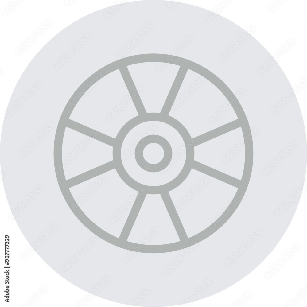 Compact Disk Vector Line Grey Circle Grey Compact Disk Vector Line Grey Circle Grey