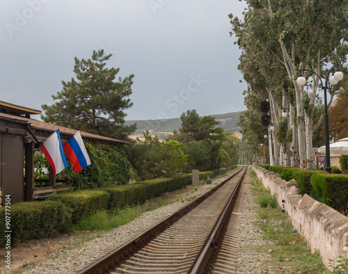 A walk through the streets and sights of the city. Feodosia, Crimea, Russia. 27.07.2024