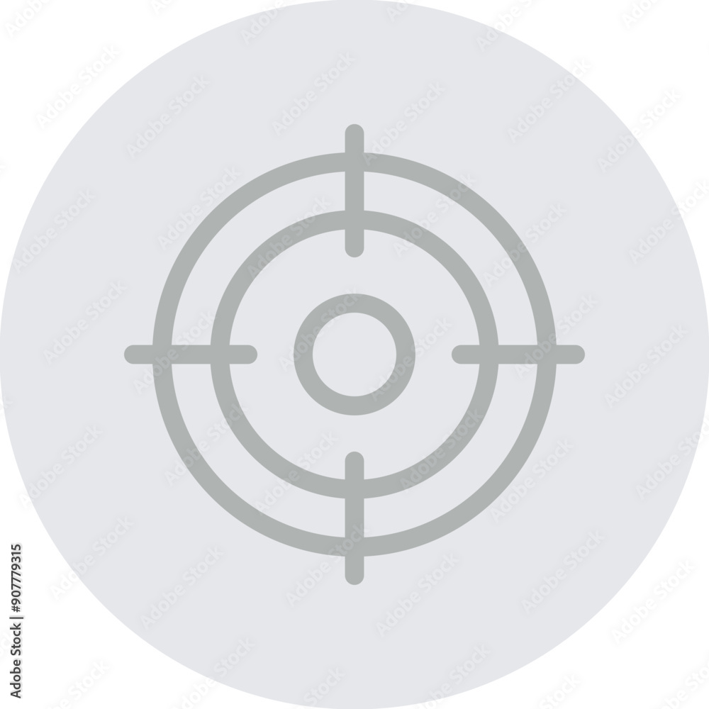 Targeted Vector Line Grey Circle Grey Targeted Vector Line Grey Circle Grey
