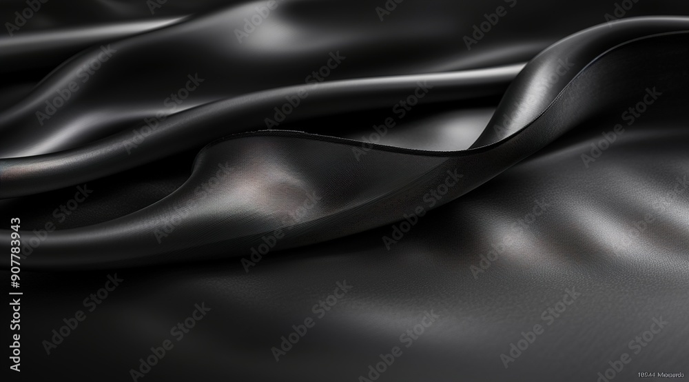 Obraz premium black silk background
