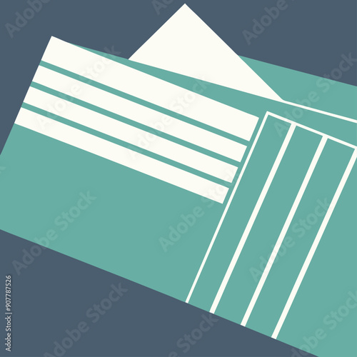 Accompanying deposit slips for blank checks to facilitate the deposit process and ensure accurate record-keeping graphics backgrounds