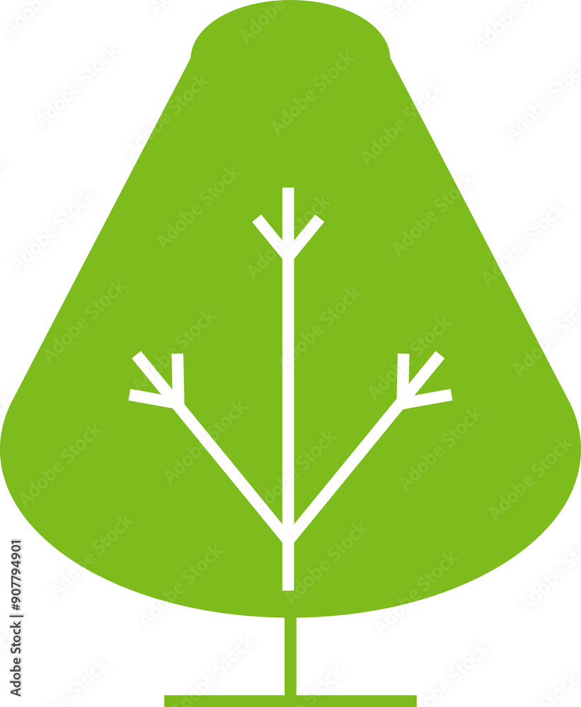 Pine Tree Icon Illustration Pine Tree Icon Illustration