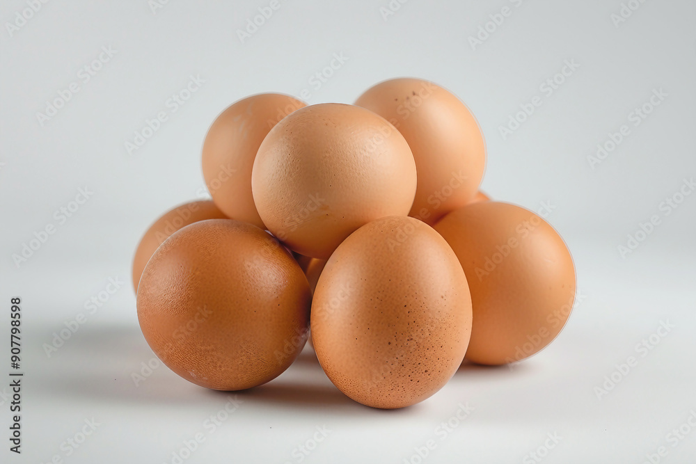 AI generated image of tasty fresh ingredient isolated on white color background created with generative ai AI generated image of tasty fresh ingredient isolated on white color background created with generative ai