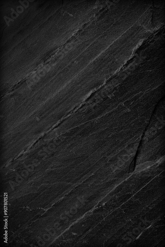 Dark grey black slate background or texture.
