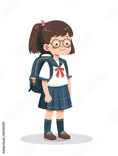 Student Character Illustration
