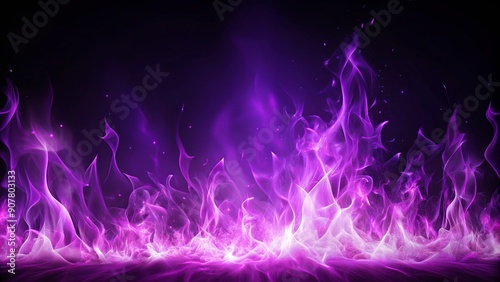 Purple fire light effect on background, purple, fire, light, effect,background, mystical, magical, enchanting, vibrant photo