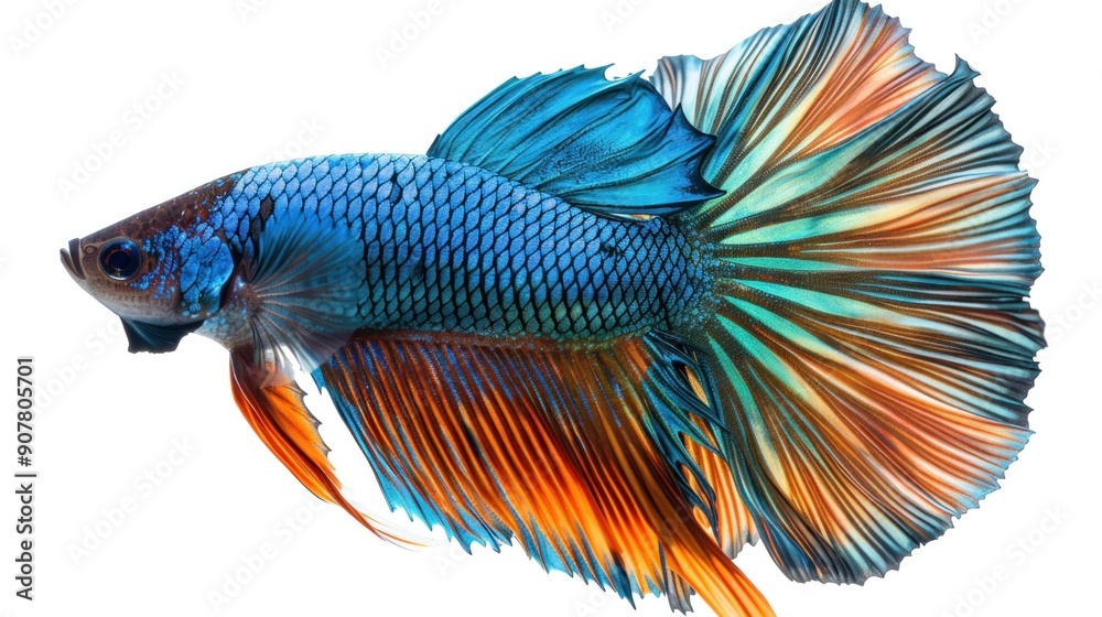 A betta fish with a playful or mischievous expression, its personality shining through its vibrant colors and active movements A betta fish with a playful or mischievous expression, its personality shining through its vibrant colors and active movements