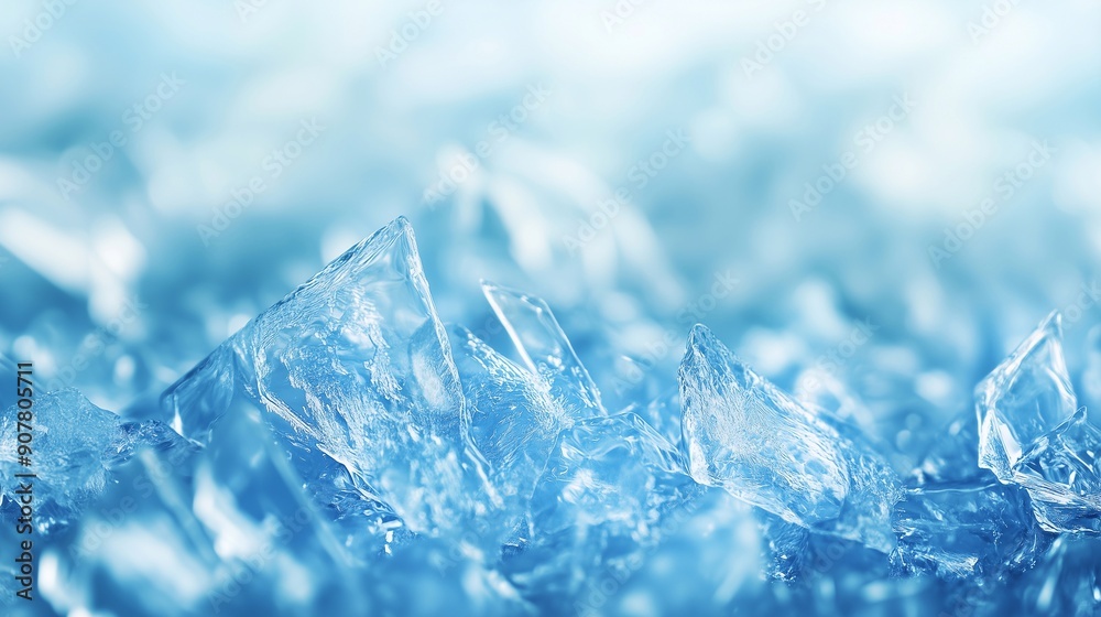 Blue ice close up texture Blue ice close up texture
