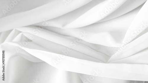 Abstract white folds background with elegant lines, perfect for modern designs