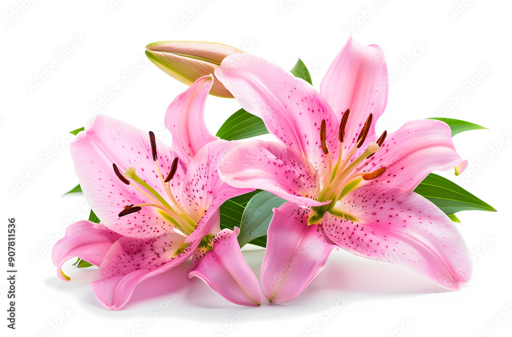 Clean background of flowers