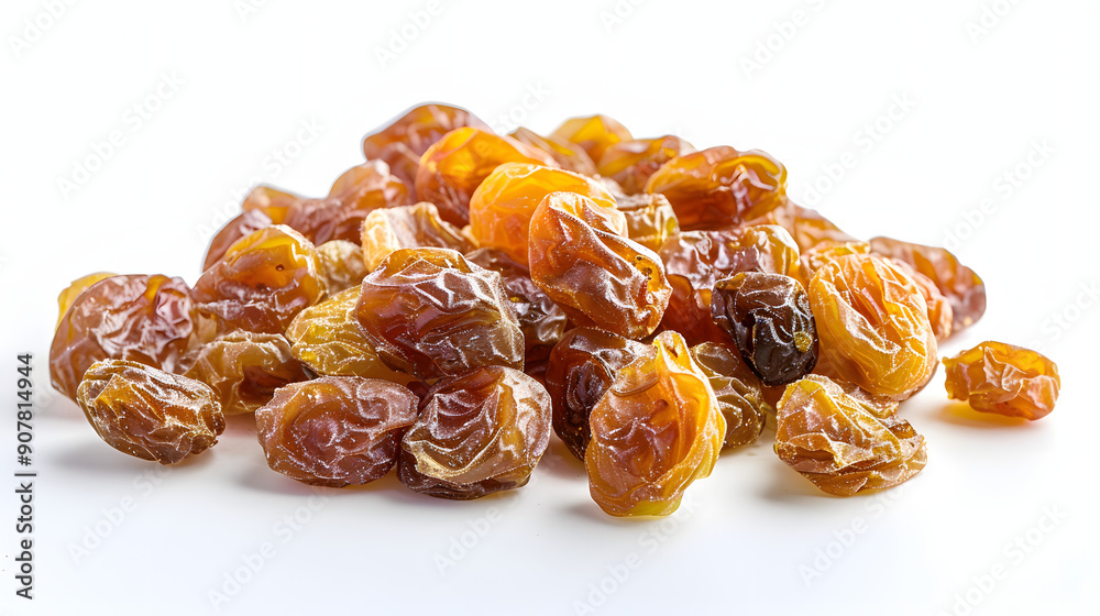 Sun dried golden berries isolated on white Sun dried golden berries isolated on white