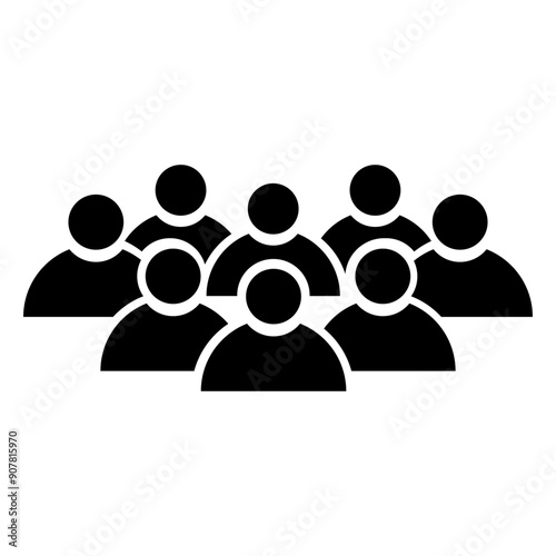 Team Icon, Simple Icon Vector Design, best used for presentation, application, web and banner