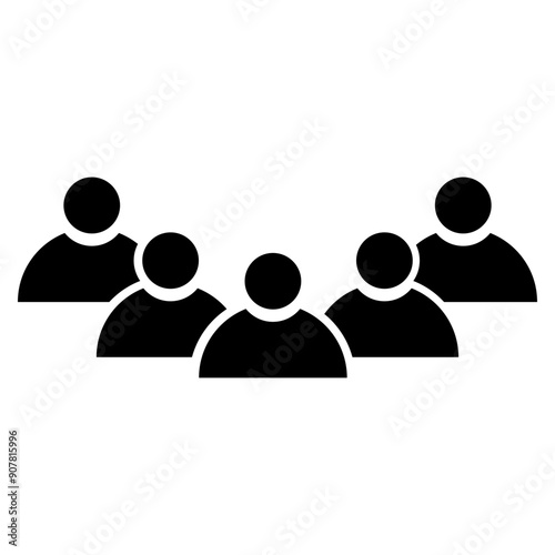 Team Icon, Simple Icon Vector Design, best used for presentation, application, web and banner
