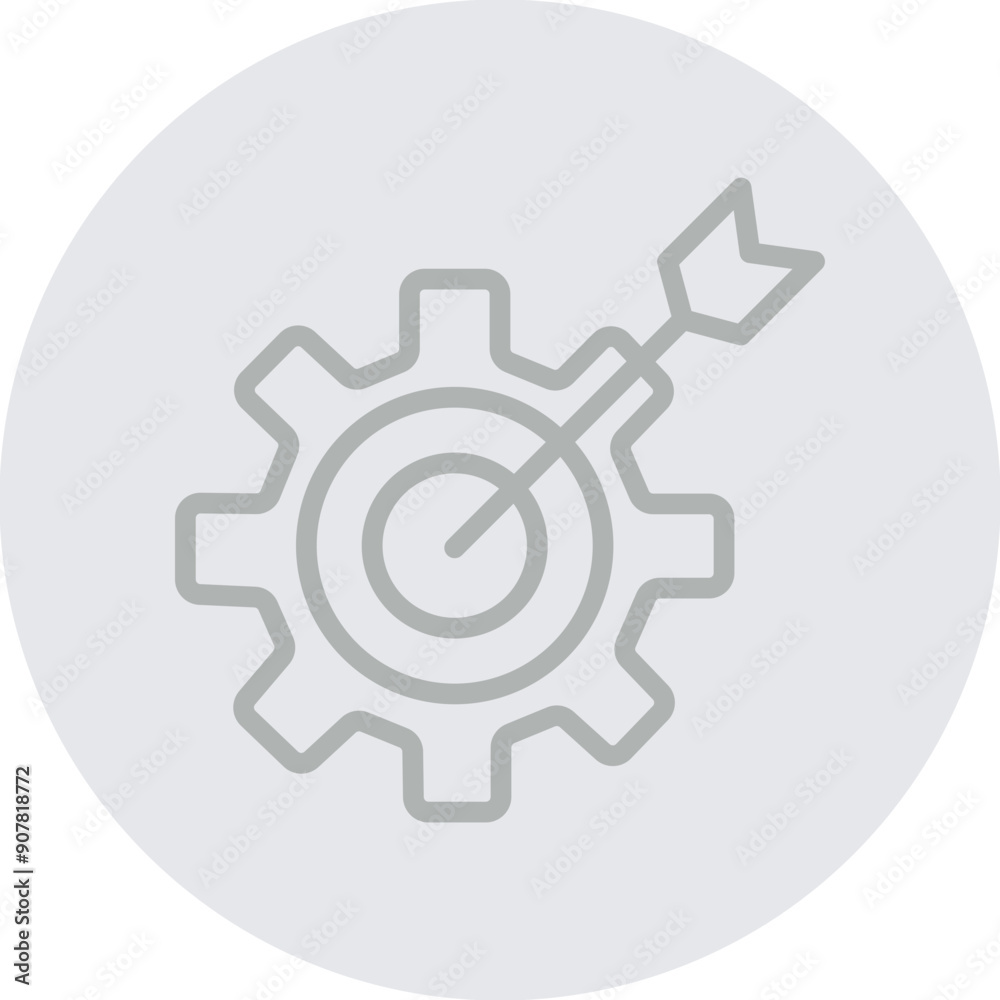 Goal Vector Line Grey Circle Grey Goal Vector Line Grey Circle Grey
