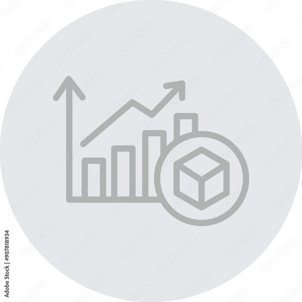 Sales Vector Line Grey Circle Grey Sales Vector Line Grey Circle Grey