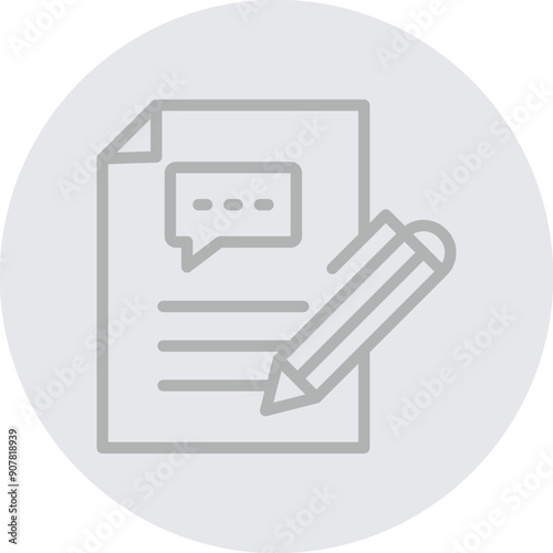 Advice Vector Line Grey Circle Grey