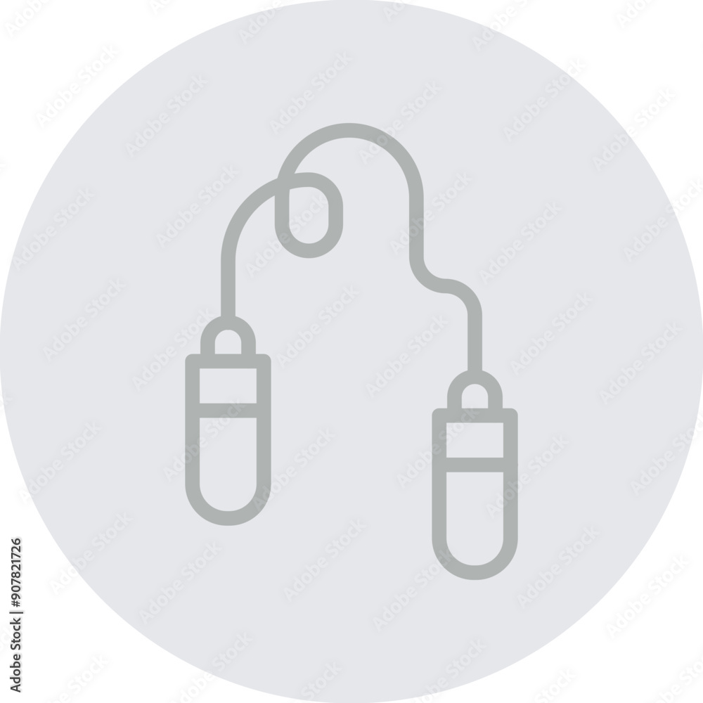 Skipping Rope Vector Line Grey Circle Grey Skipping Rope Vector Line Grey Circle Grey