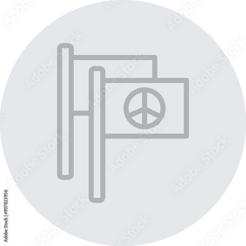 Union Vector Line Grey Circle Grey