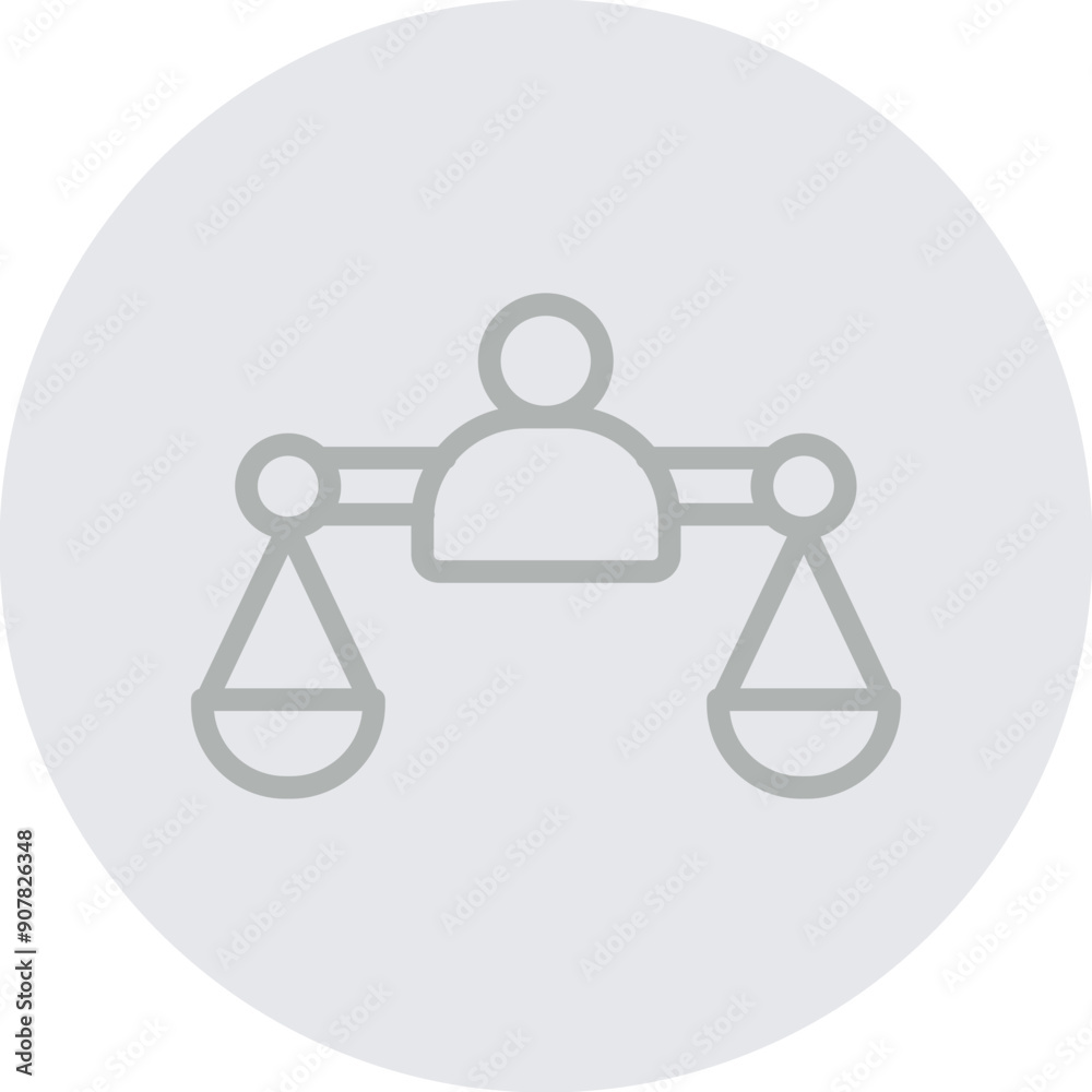 Human Rights Vector Line Grey Circle Grey Human Rights Vector Line Grey Circle Grey