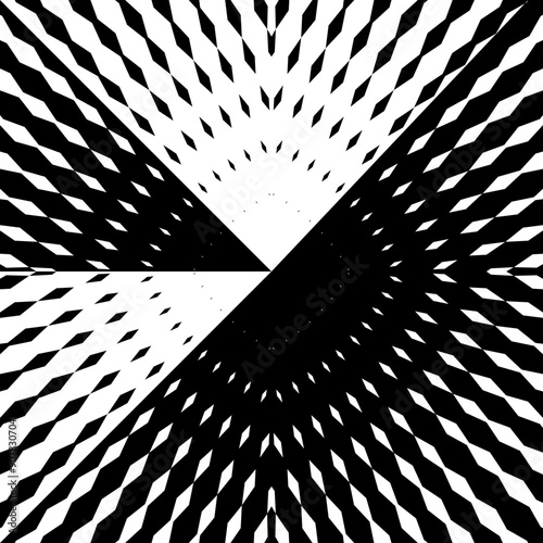 black and white abstract background texture art star line geometric design .