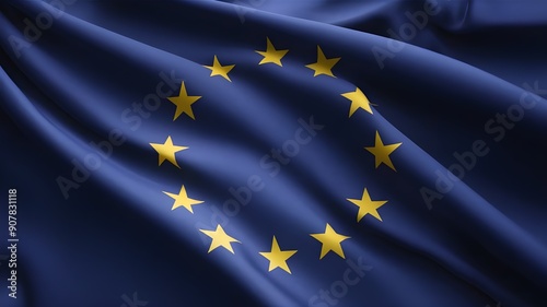 European union flag, EU flag, Flag of the European Union, photo