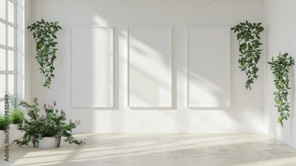 The elegance in Simplicity Minimalist Studio is set against a beautiful floral backdrop The elegance in Simplicity Minimalist Studio is set against a beautiful floral backdrop